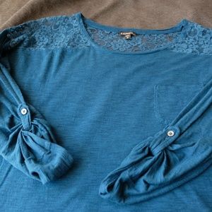Express lace top